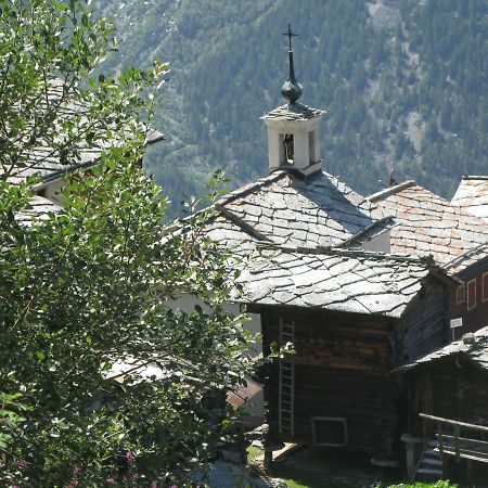 Alpia 26 - Zwei Zimmerwohnung In Traditionellem Walliser Haus Газенрид Экстерьер фото