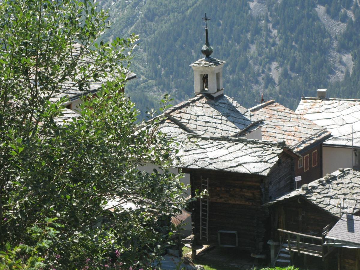 Alpia 26 - Zwei Zimmerwohnung In Traditionellem Walliser Haus Газенрид Экстерьер фото